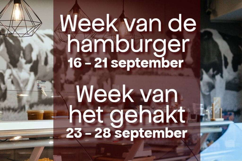 week van de hamburger week van het gehakt