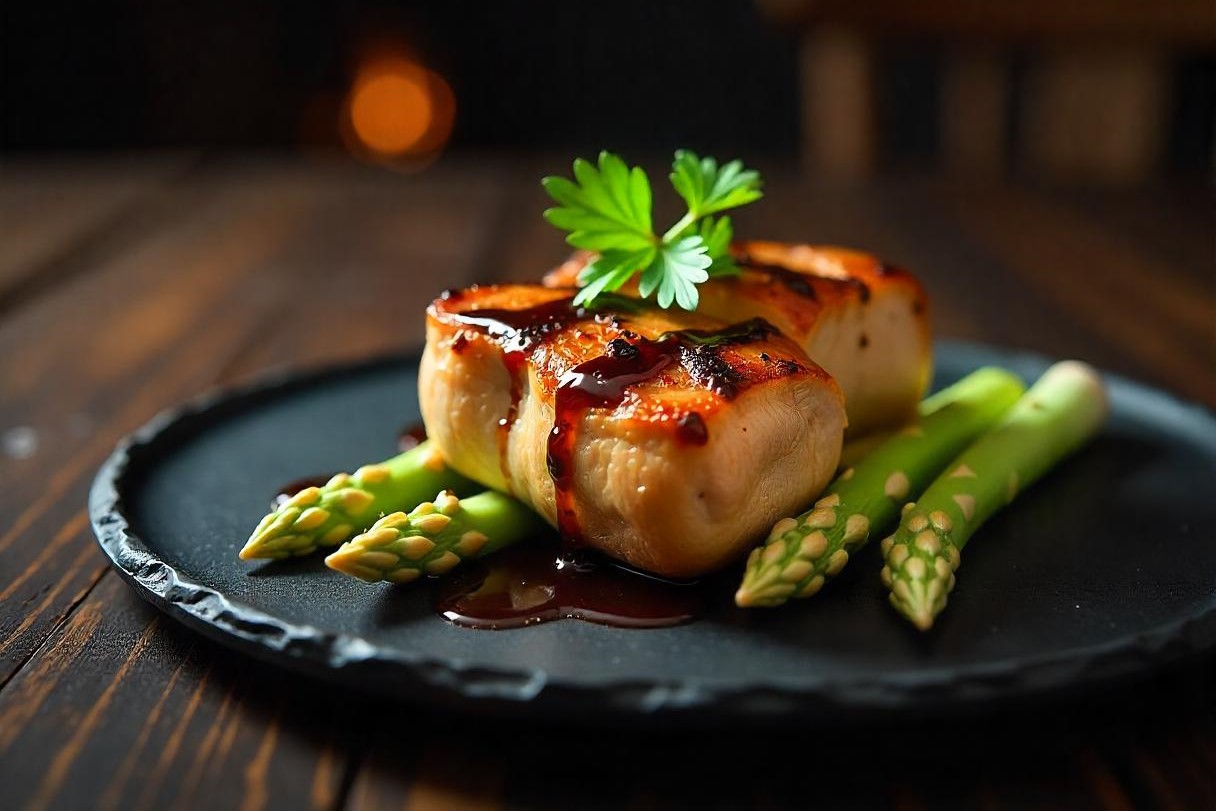 kalkoenhaasje recept met asperges