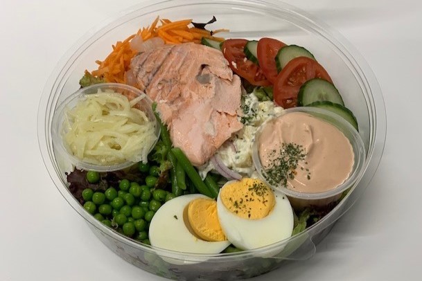 koude schotel zalm