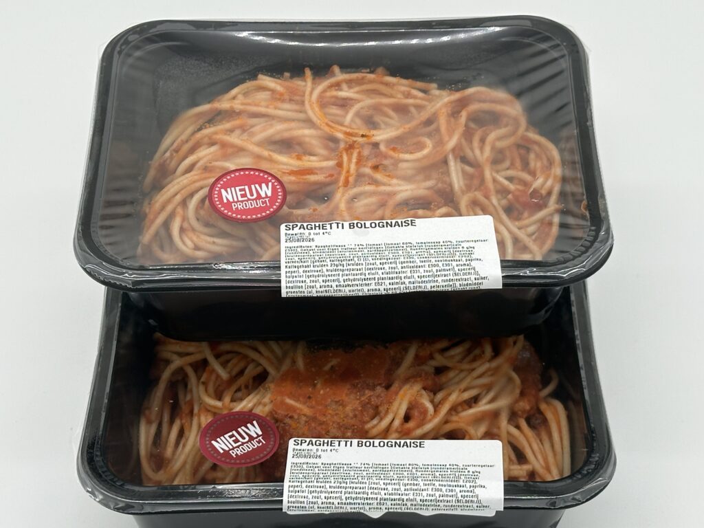 spaghetti in sealbakjes
