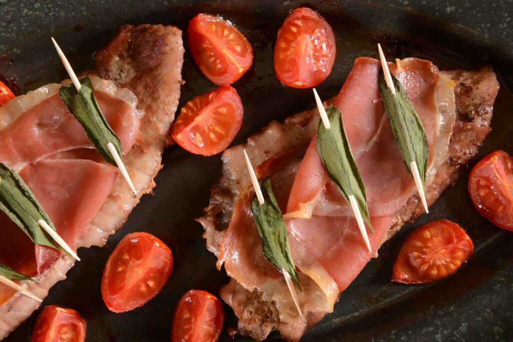 Saltimbocca met parmaham van Keurslager Lieve en Patrick in Oudsbergen