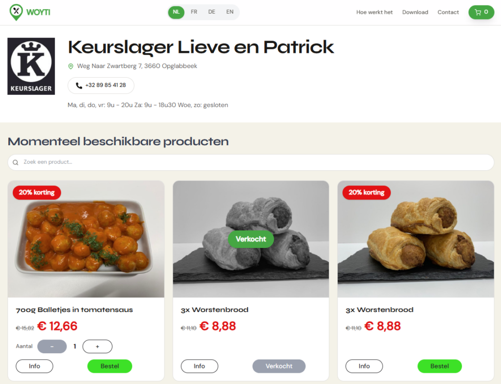 keurslager lieve en patrick oudsbergen woyti
